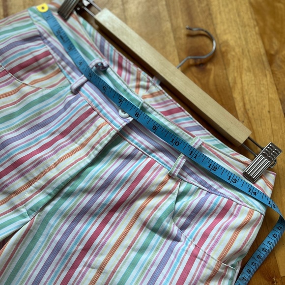 Snazzie Vintage Striped Semi-Cropped Pants S - Picture 8 of 8